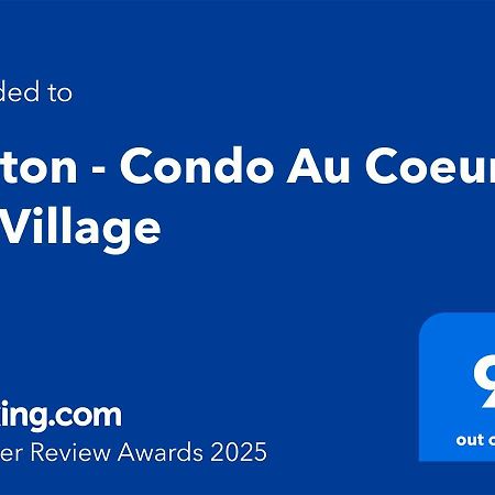 Sutton - Condo Au Coeur Du Village Екстер'єр фото